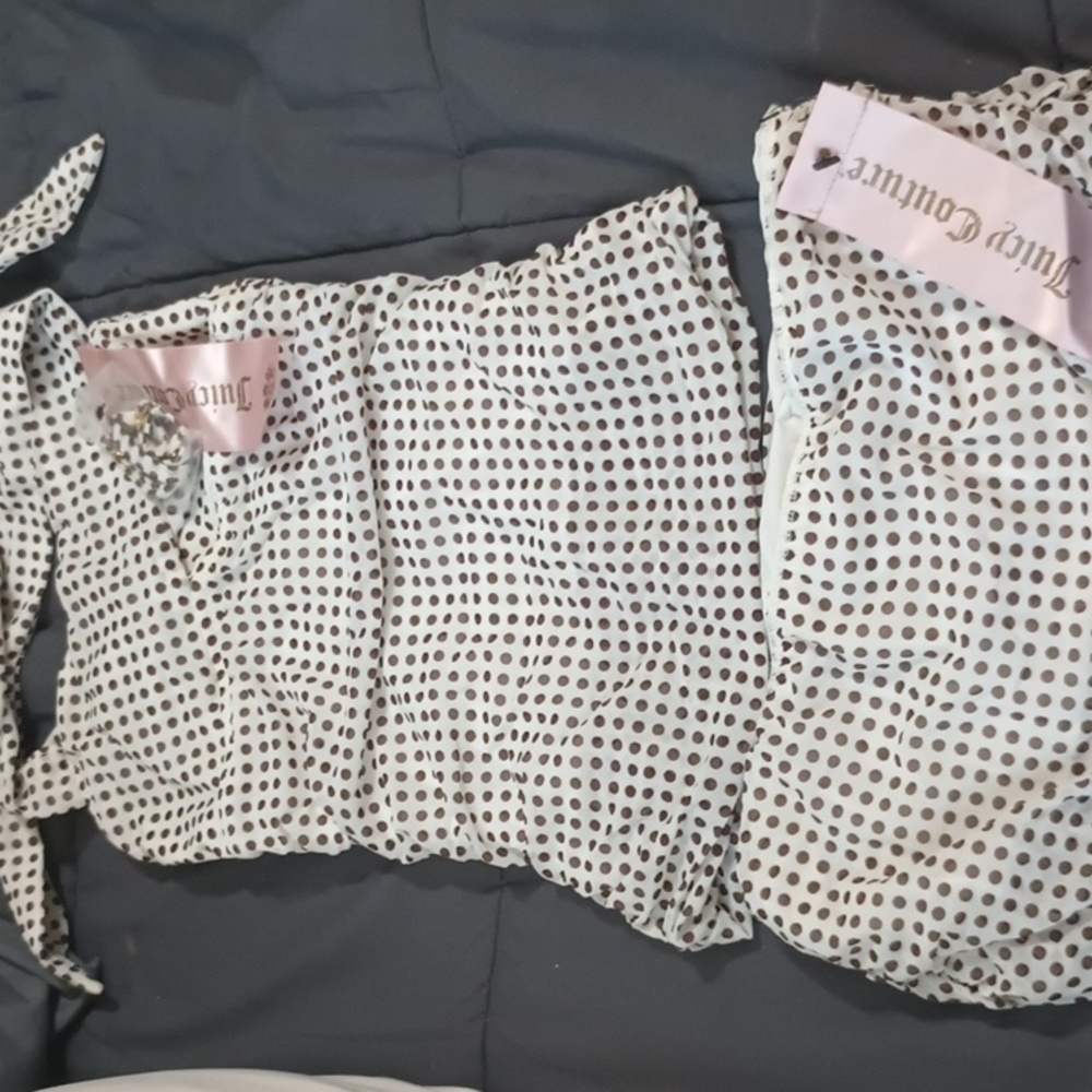 Juicy Couture NWT Petite Polka Dot Bikini